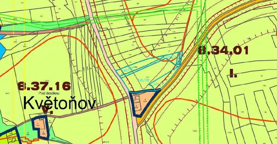 Prodej pozemků Mostky