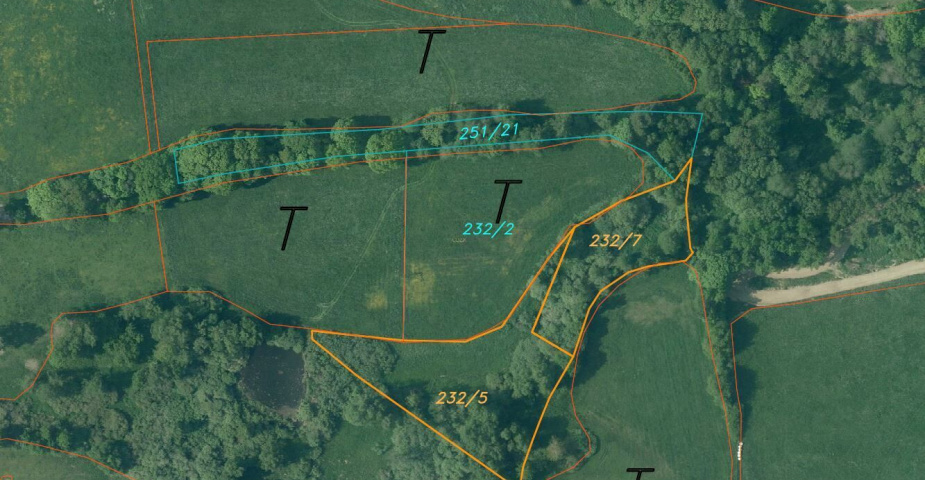 Prodej pozemků Trojany u Dolního Dvořiště