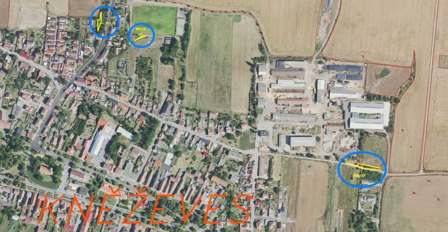 Prodej pozemků Kněževes u Rakovníka