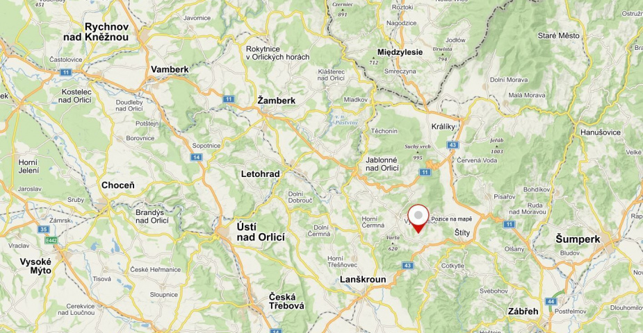 Prodej pozemku Dolní Heřmanice v Čechách, obec Horní Heřmanice