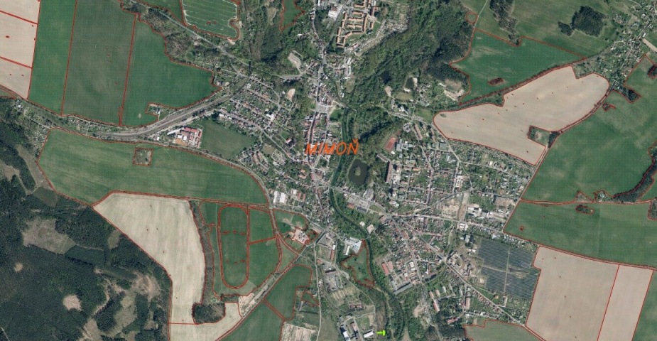 prodej pozemků k.ú. Mimoň