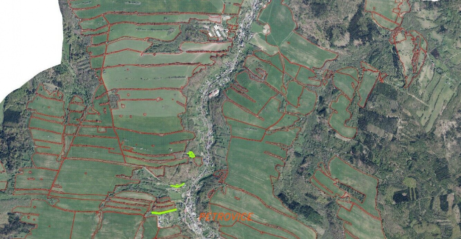 prodej pozemků k.ú. Petrovice u Chabařovic