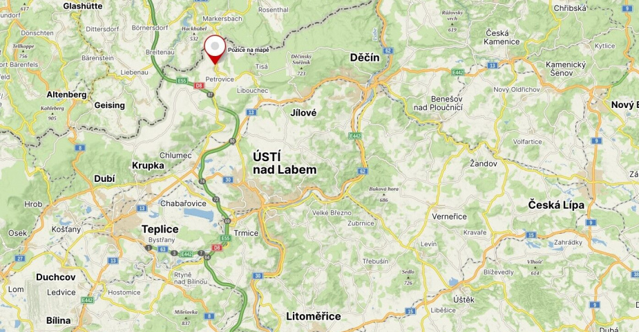 prodej pozemků k.ú. Petrovice u Chabařovic