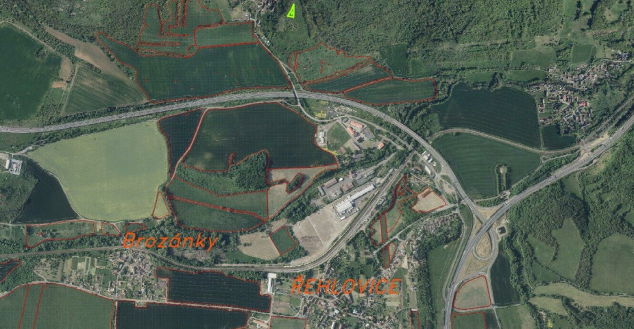 prodej pozemku k.ú. Řehlovice