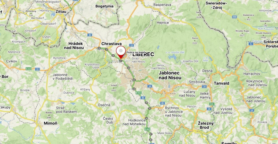 prodej pozemku k.ú. Svárov u Liberce