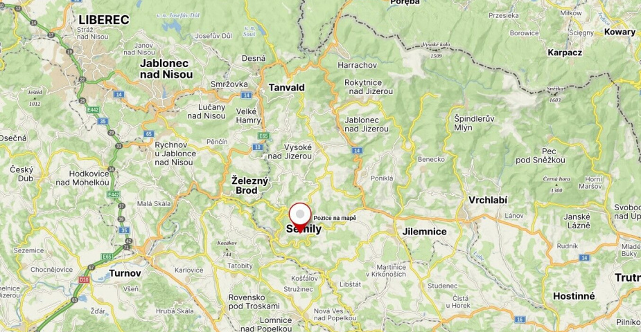 prodej pozemku k.ú. Benešov u Semil