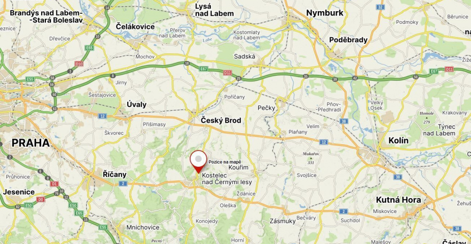 DRAŽBA pozemků Kostelec nad Černými lesy