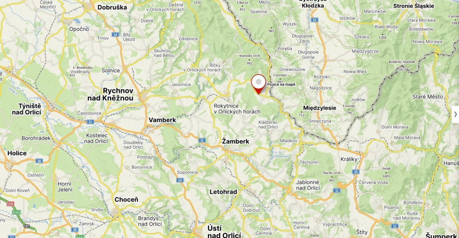 DRAŽBA pozemku Bartošovice v Orlických horách