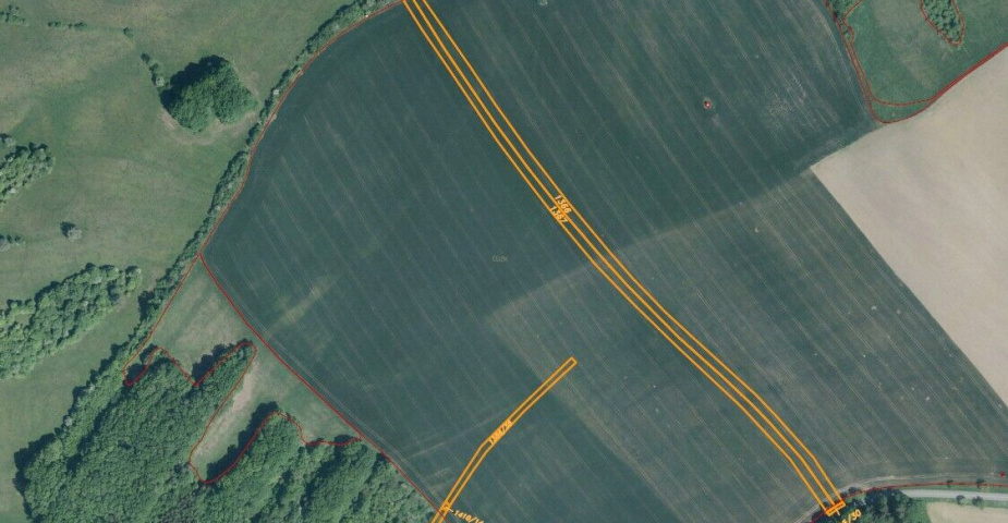 DRAŽBA pozemků Velký Ořechov