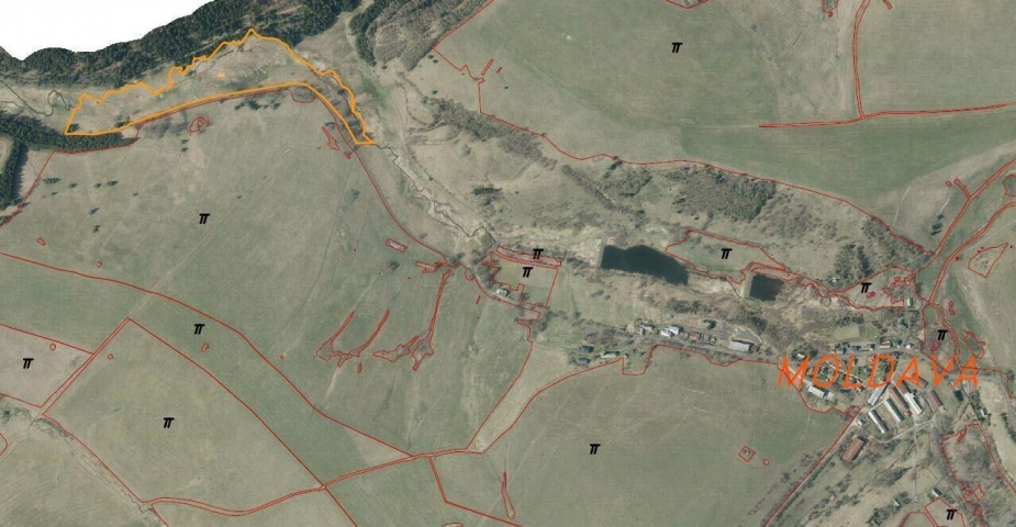prodej pozemku k.ú Moldava