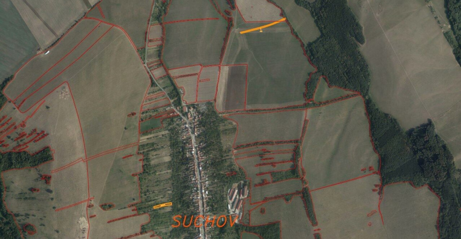 DRAŽBA pozemků Suchov