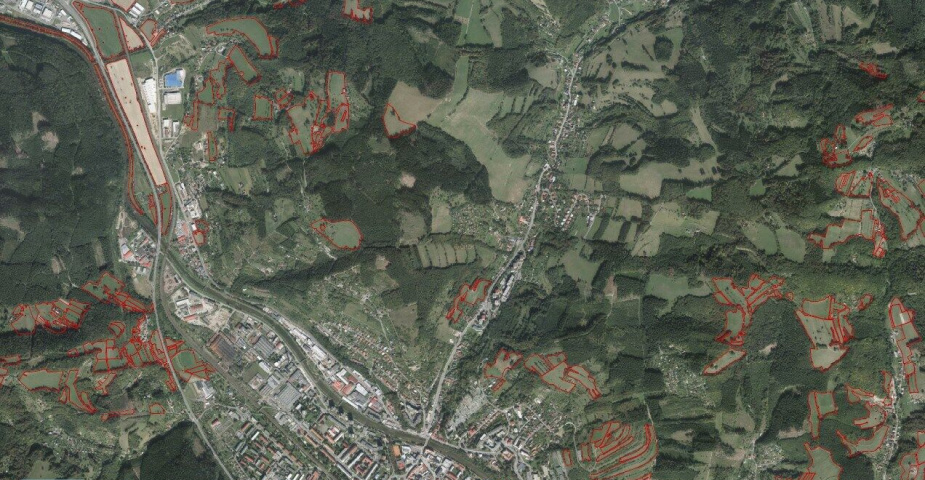 Prodej pozemků Vsetín