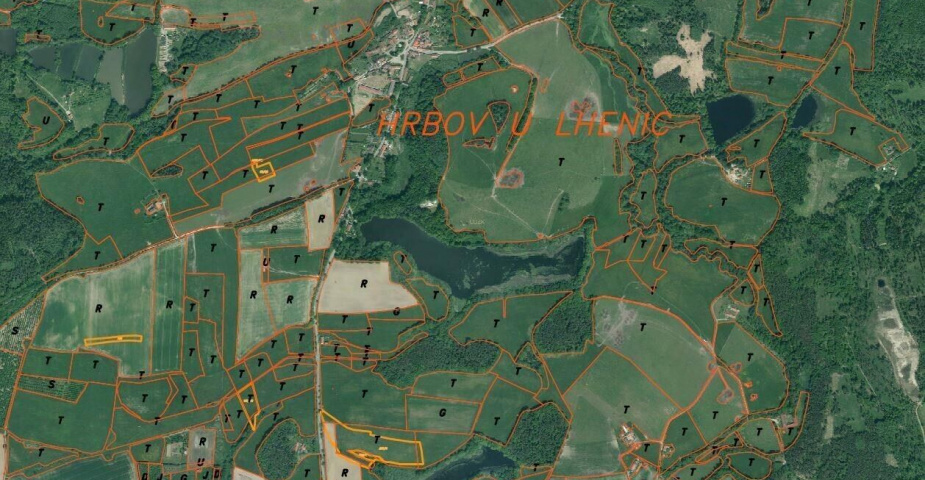 Prodej zemědělských pozemků Hrbov u Lhenic