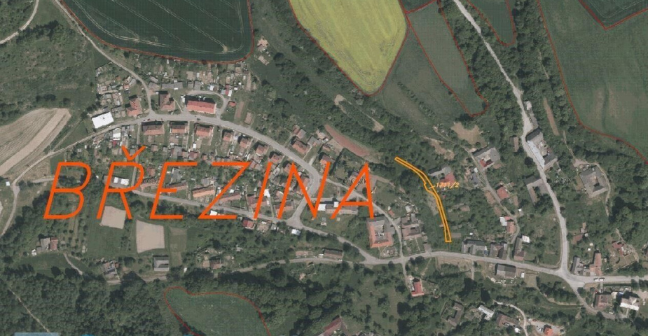 Prodej pozemku Březina u Moravské Třebové, obec Březina
