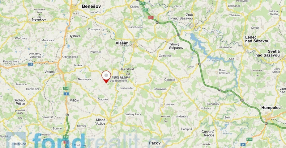 Prodej pozemků Bořkovice, obec Zvěstov, ostatní