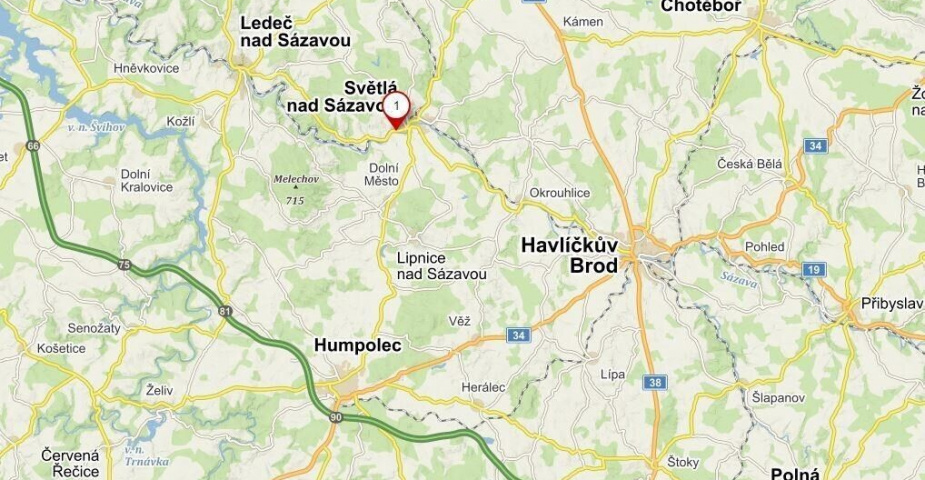 Prodej pozemků Světlá nad Sázavou