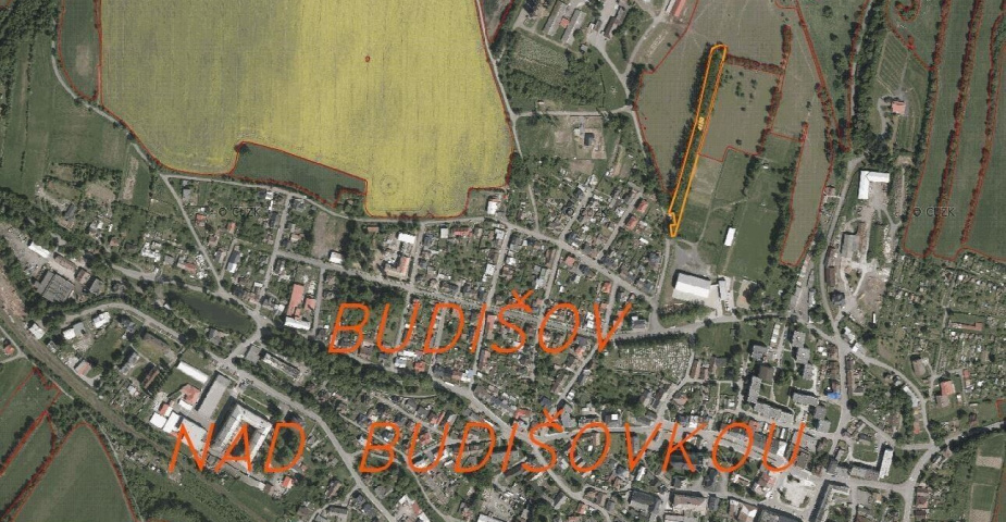 Pozemek Budišov nad Budišovkou