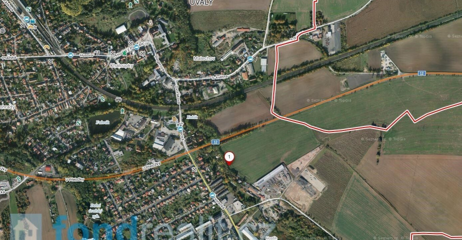 Prodej pozemku Úvaly u Prahy