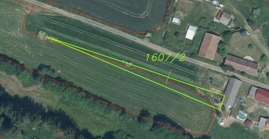 Prodej pozemku Dalkovice, obec Trhový Štěpánov