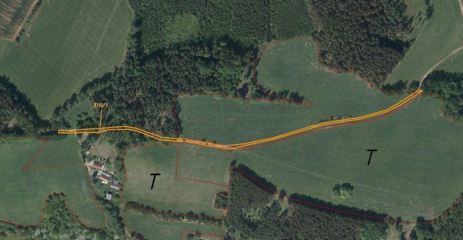 Prodej pozemku Uhlíře, obec Lázně Bělohrad