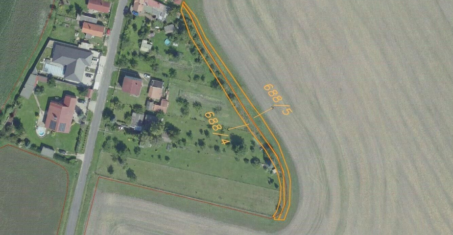 Prodej pozemků Oškobrh, obec Opolany