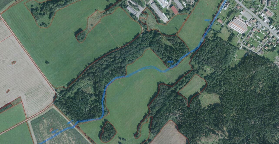 Prodej pozemků Jedlová u Poličky, obec Jedlová, podílové spoluvlastnictví 1/3