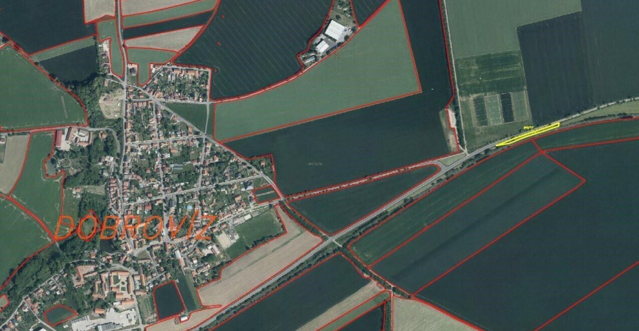 DRAŽBA pozemku Dobrovíz