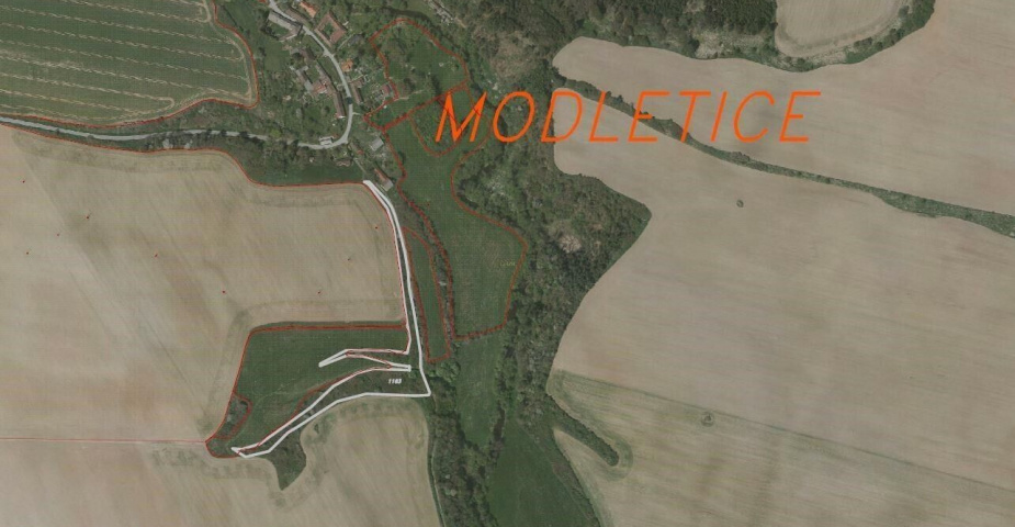 Prodej pozemku Modletice